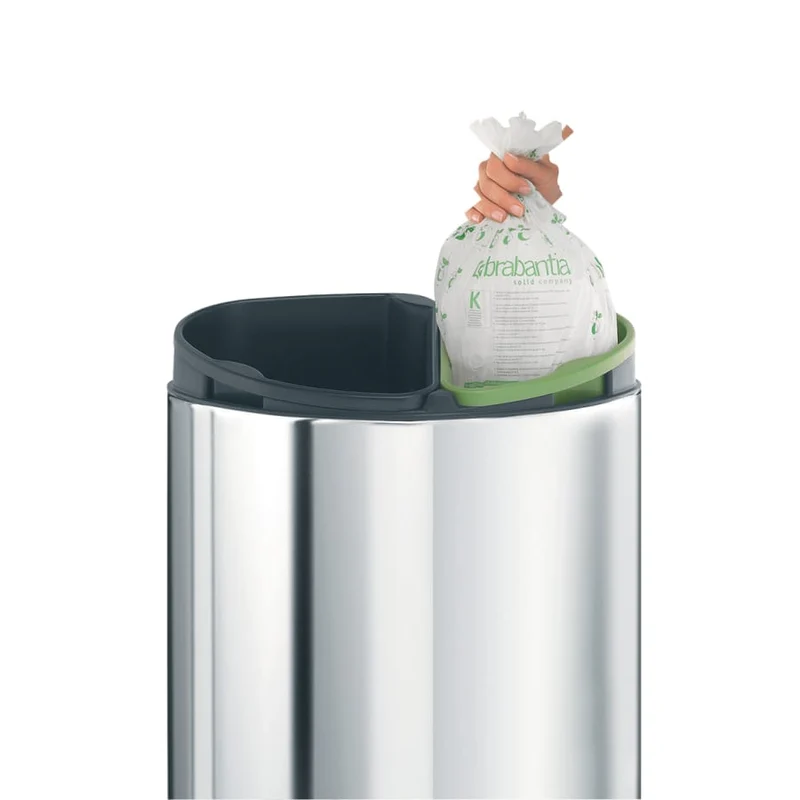 Brabantia kompostierbare Müllbeutel, 12 Liter, Code C und K (Twin Bin)