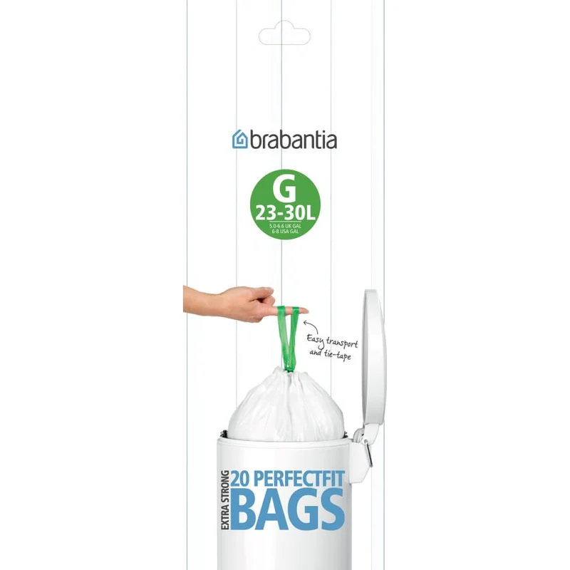 Brabantia (G) Müllbeutel, 30 Liter, auf Rolle