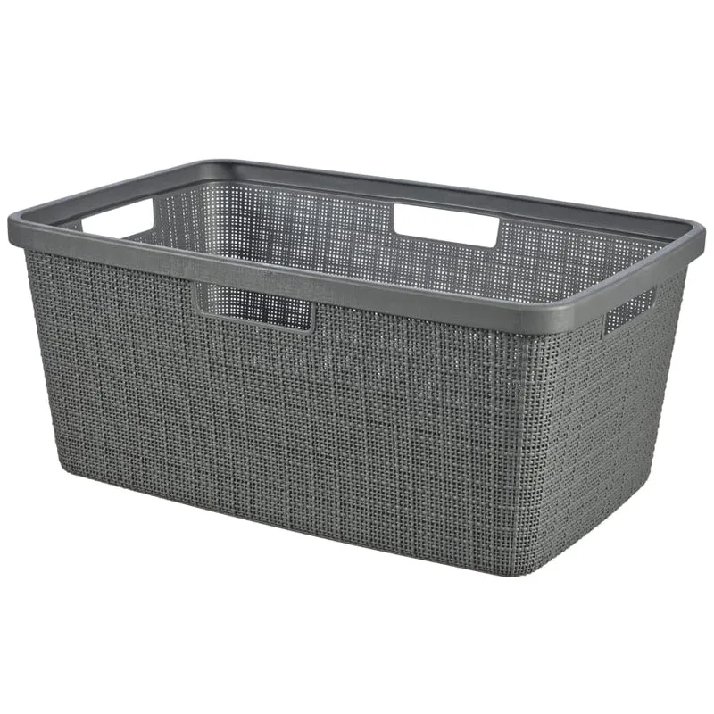 Curver JUTE RECYCLING Wäschekorb, 46 Liter