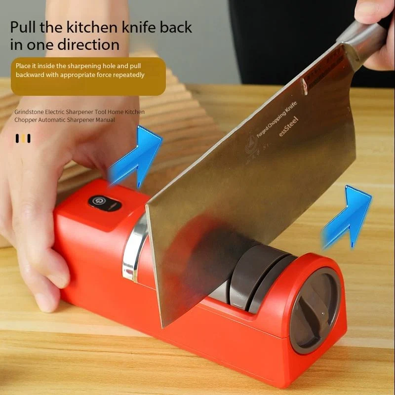 Globetrek° EdgeSharpener: Elektrisch Schnell Schärfung System Glatt Rand Beenden Werkzeug