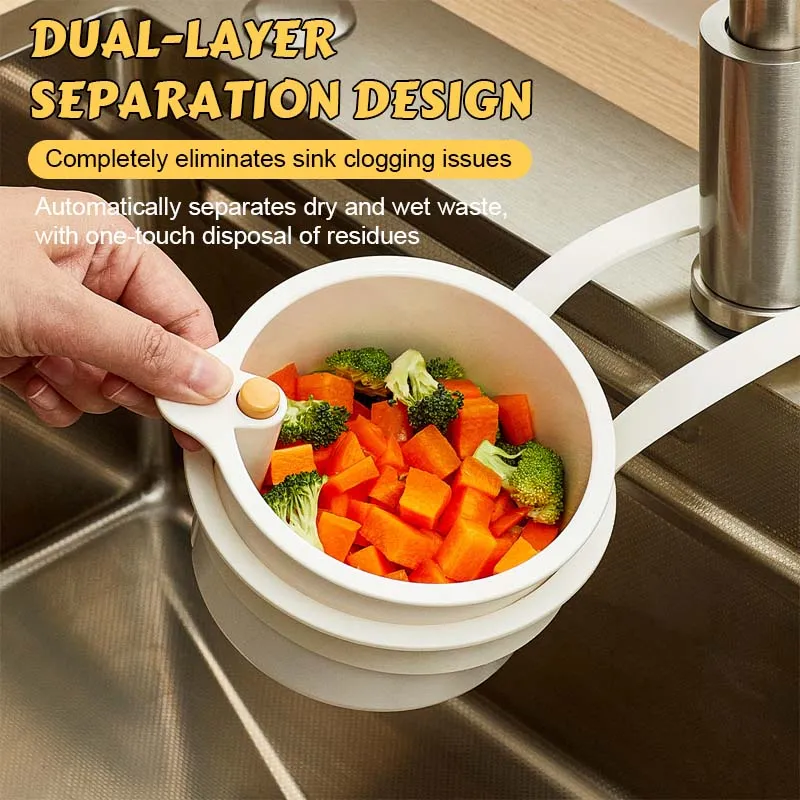 Globetrek° DrainEase: Multifunktionaler, Langlebiger, Benutzerfreundlicher Drain Ease Korb