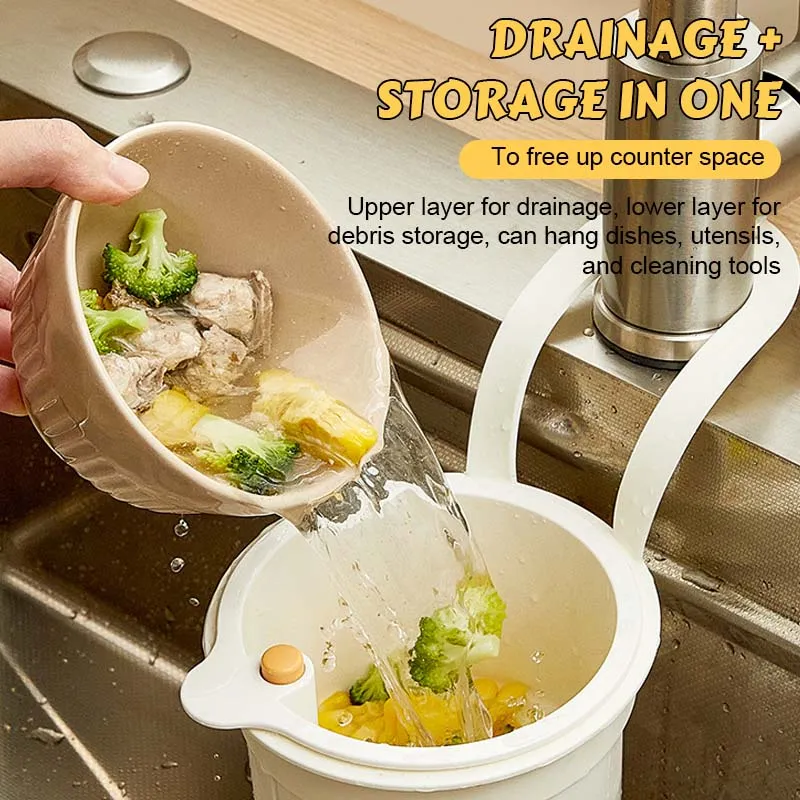 Globetrek° DrainEase: Multifunktionaler, Langlebiger, Benutzerfreundlicher Drain Ease Korb