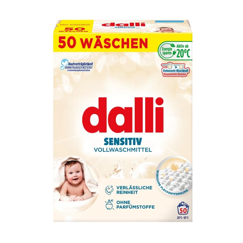 dalli Universalwaschmittel Sensitiv Waschpulver