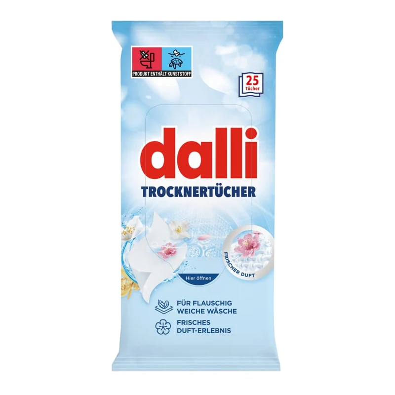 dalli Trocknertücher mit Weichspüler