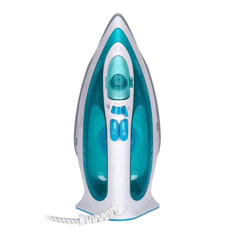 Braun TexStyle 3 SI 3041 GR Dampfbügeleisen 2350 Watt Türkis, Weiß