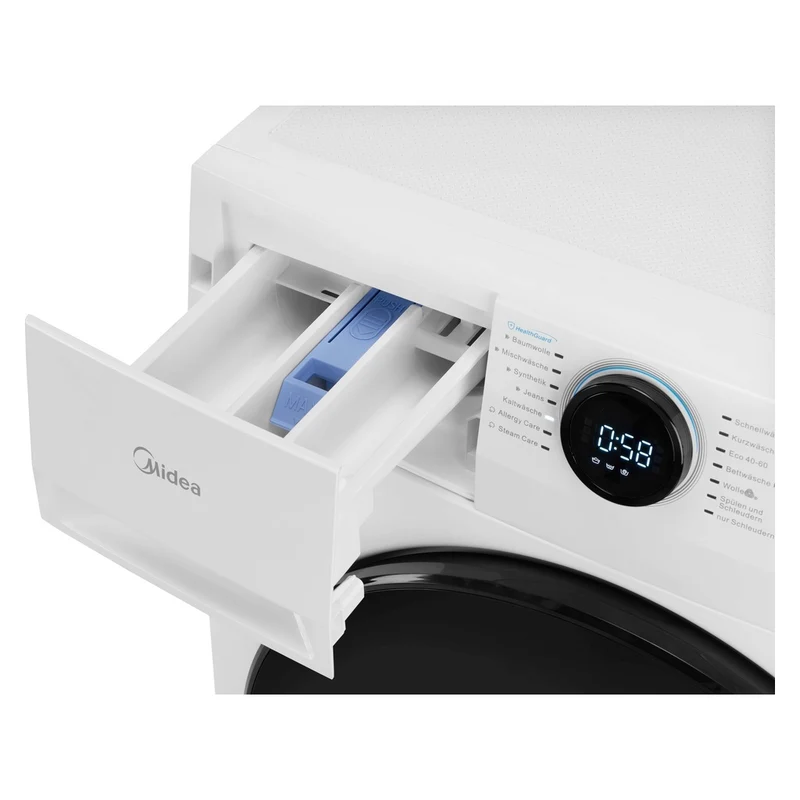 Midea MF200W90WB-14A Waschmaschine Frontlader 9kg 60cm 1300U/min Weiß