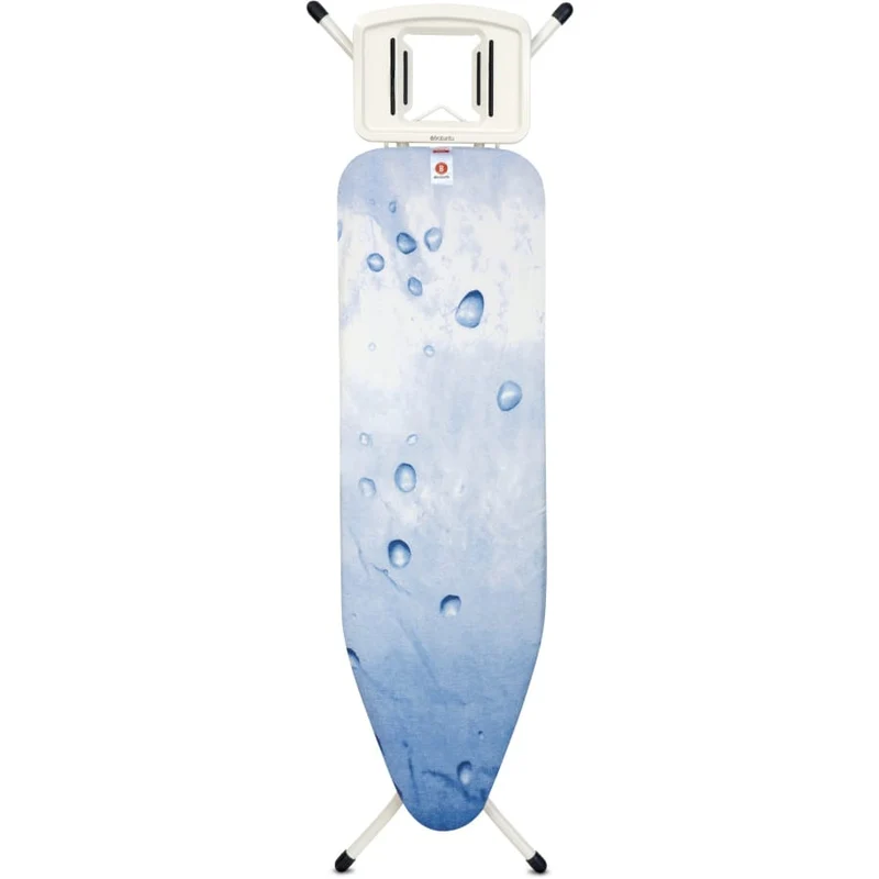 Brabantia Bügeltisch Solide Größe B, 124 x 38 cm, 7 Arbeitshöhen, Kindersicherung