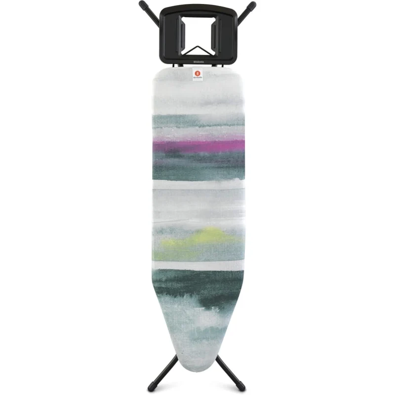 Brabantia Bügeltisch Solide Größe B, 124 x 38 cm, 7 Arbeitshöhen, Kindersicherung