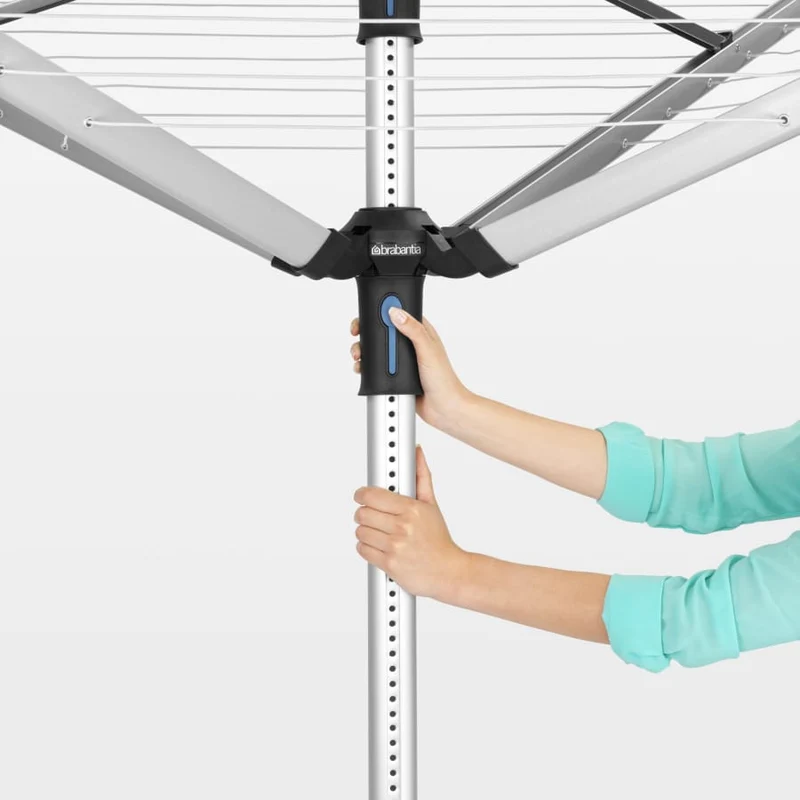 Brabantia Lift-O-Matic Advance Wäschespinne, 60 Meter, mit Schutzhülle