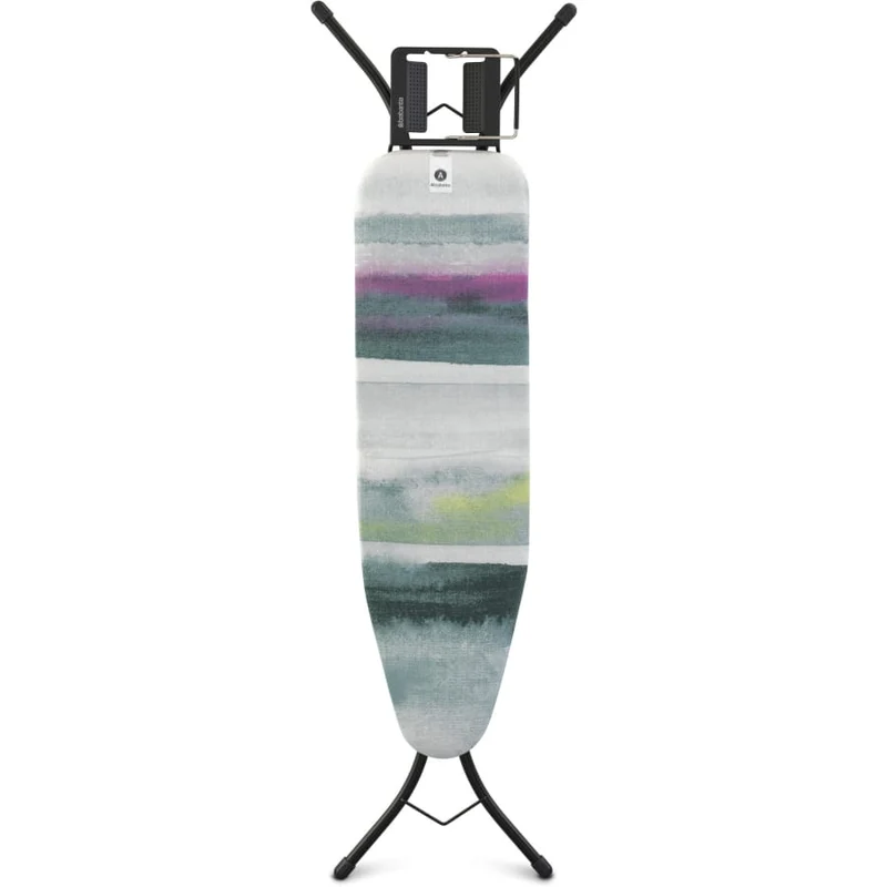 Brabantia Bügeltisch Größe A, 110 x 30 cm, Streckmetall, 4 Arbeitshöhen