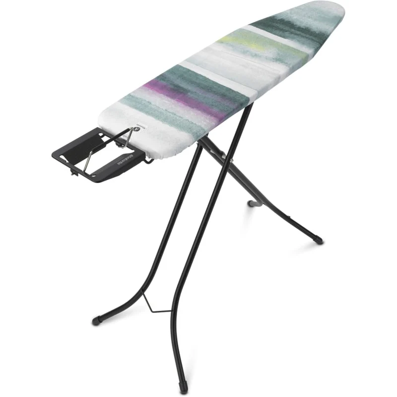 Brabantia Bügeltisch Größe A, 110 x 30 cm, Streckmetall, 4 Arbeitshöhen