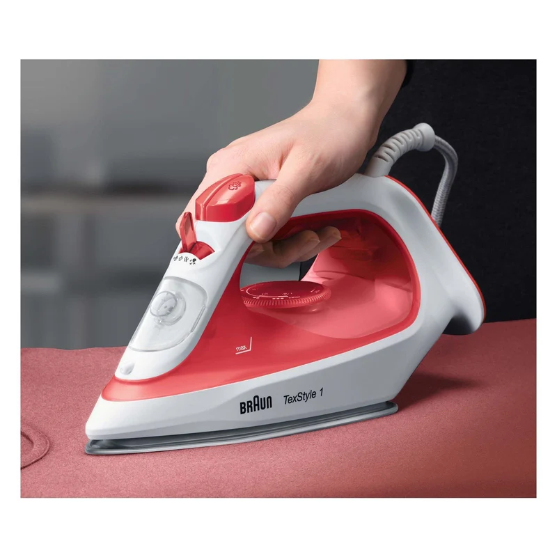 Braun Dampfbügeleisen TexStyle1 SI 1019 Rot