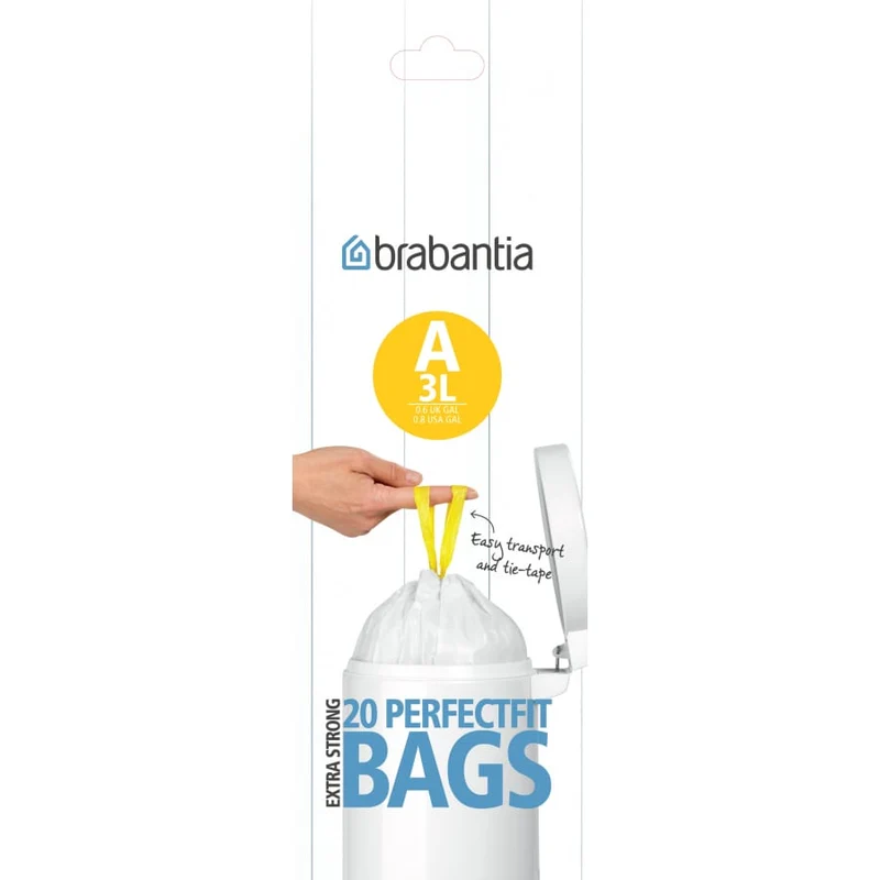 Brabantia (A) Müllbeutel, 3 Liter