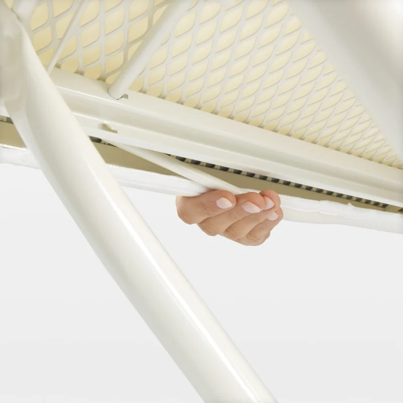 Brabantia Bügeltisch Größe B, 124 x 38 cm, Streckmetall, 4 Arbeitshöhen