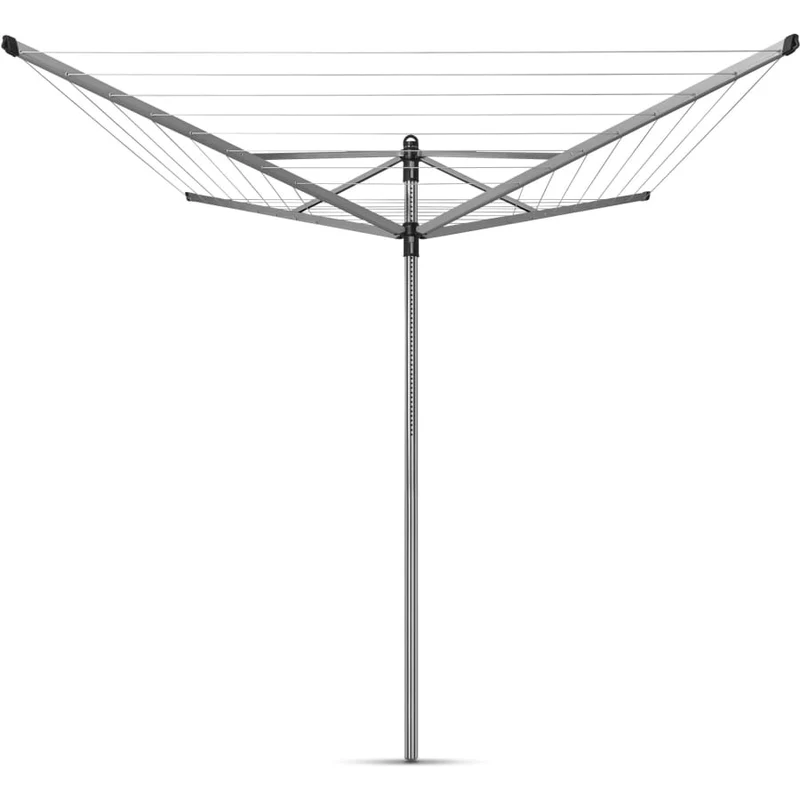 Brabantia Lift-O-Matic Wäschespinne, 40 Meter, mit Metall-Bodenanker