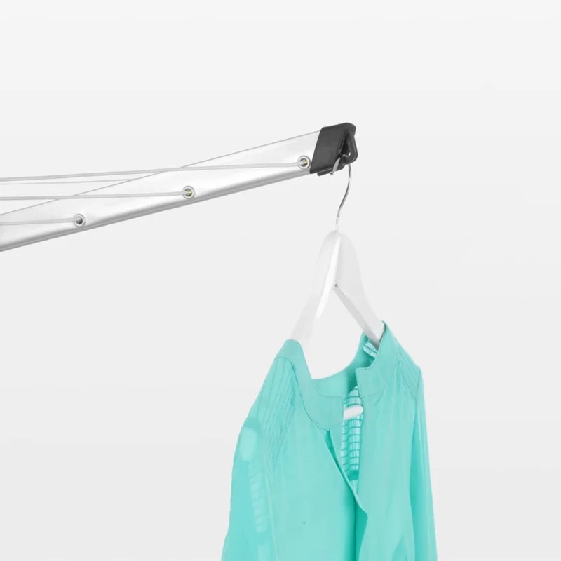 Brabantia Lift-O-Matic Wäschespinne, 40 Meter, mit Metall-Bodenanker