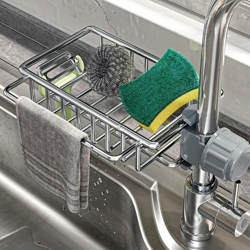 Globetrek° DrainRack 1+1 GRATIS - Verstellbarer Küchenspülen- Und Badezimmerablaufregal