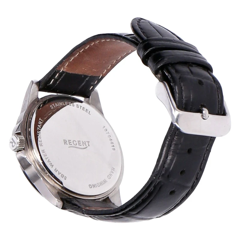 Regent Herrenarmbanduhr Analog Lederarmband