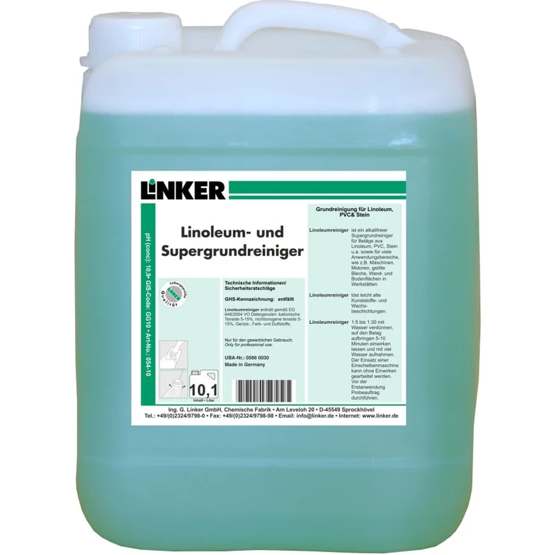 Linker Linoleumreiniger und Supergrundreiniger