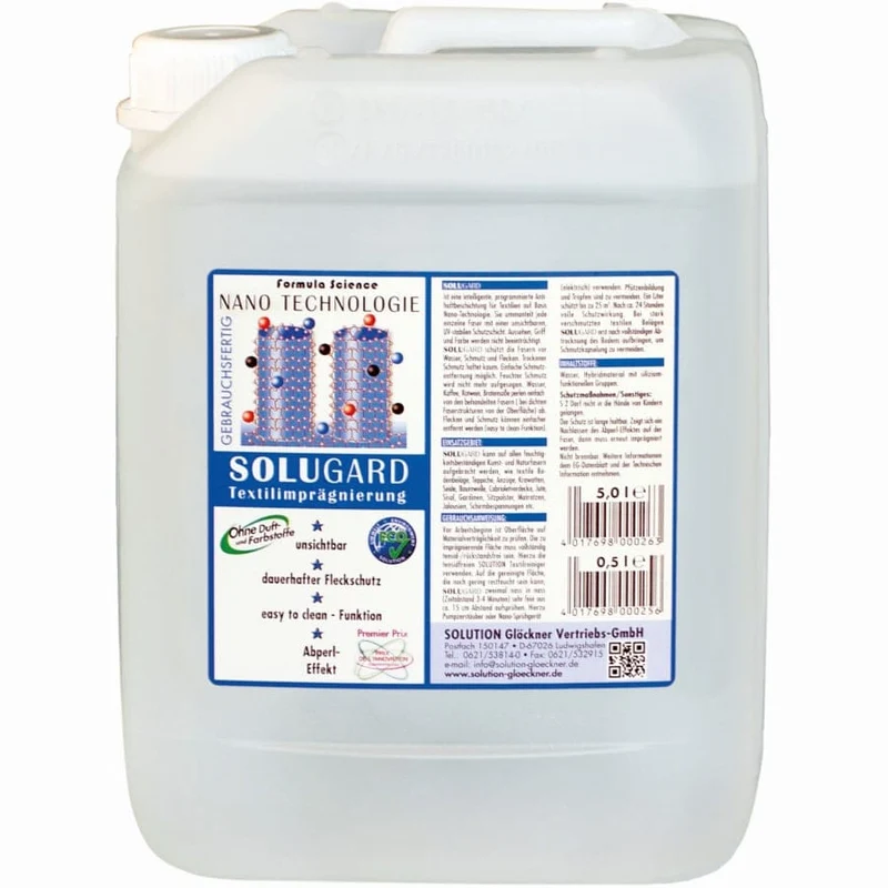 Solution Solugard Textilimprägnierung