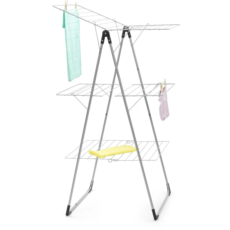 Brabantia Turm-Trockengestell mit Trockenplattform, 23 Meter