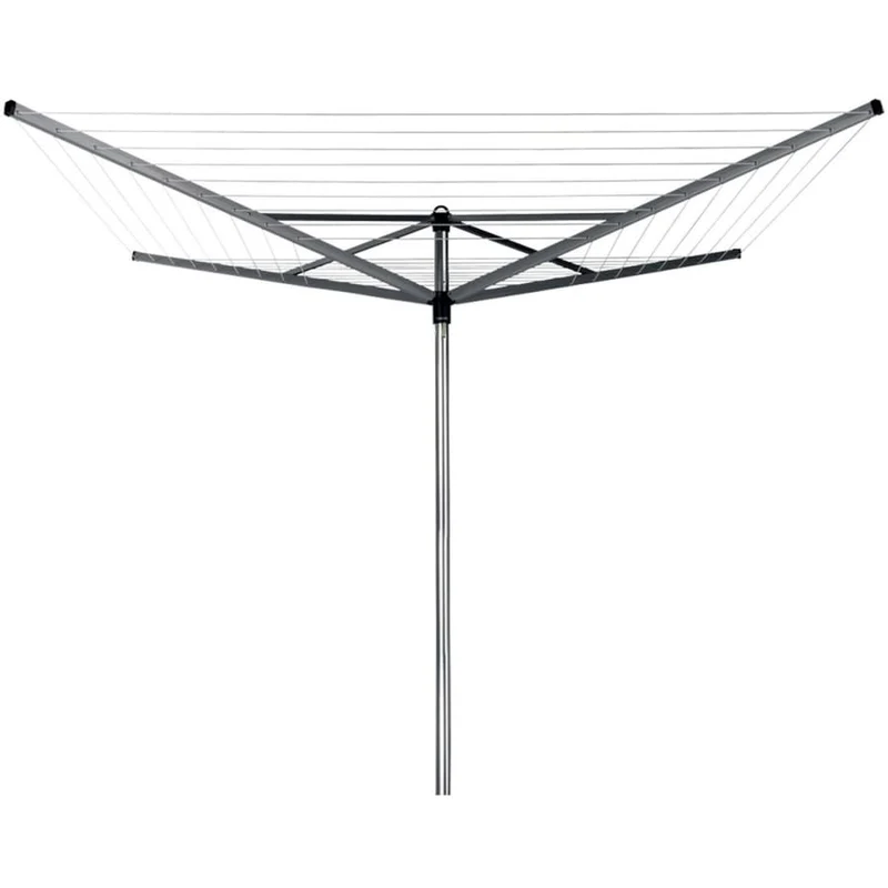 Brabantia Topspinner Wäschespinne, 50 Meter, mit Metall-Bodenanker