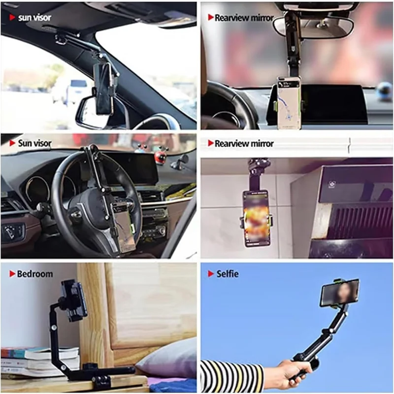 Holder360° PremiumHolder 1+1 GRATIS: Premium Verstellbarer Rotierender Handyhalter