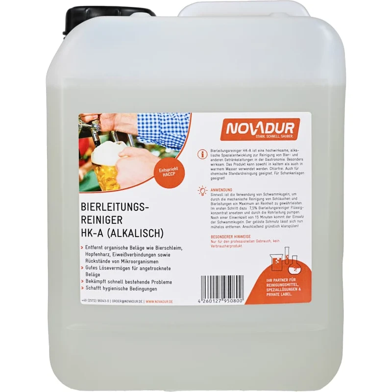 NOVADUR Bierleitungsreiniger HK-A, alkalisch