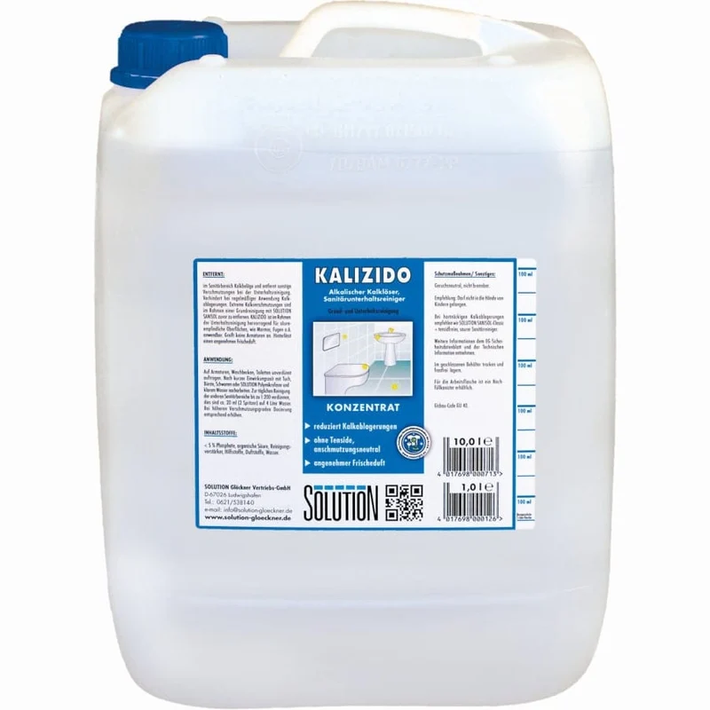 Solution Kalizido Sanitärunterhaltsreiniger
