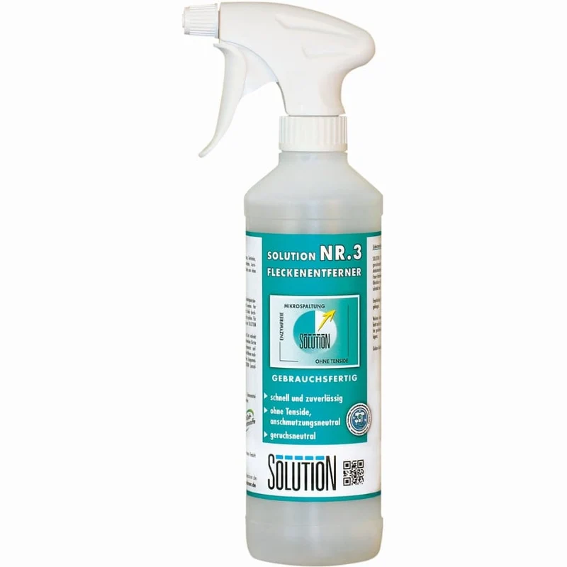 Solution Nr. 3 Fleckenentferner