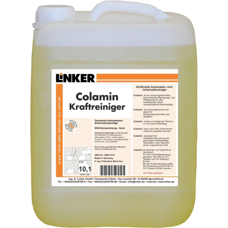Linker Colamin-Kraftreiniger Automatenreiniger