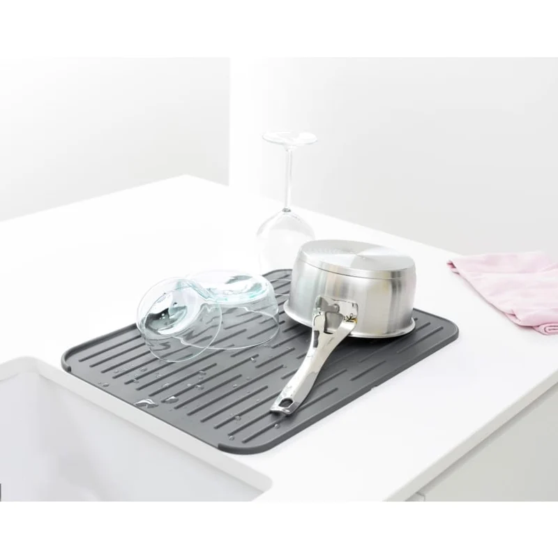 Brabantia Abtropfmatte Silikon, 32,5 x 43,8 cm