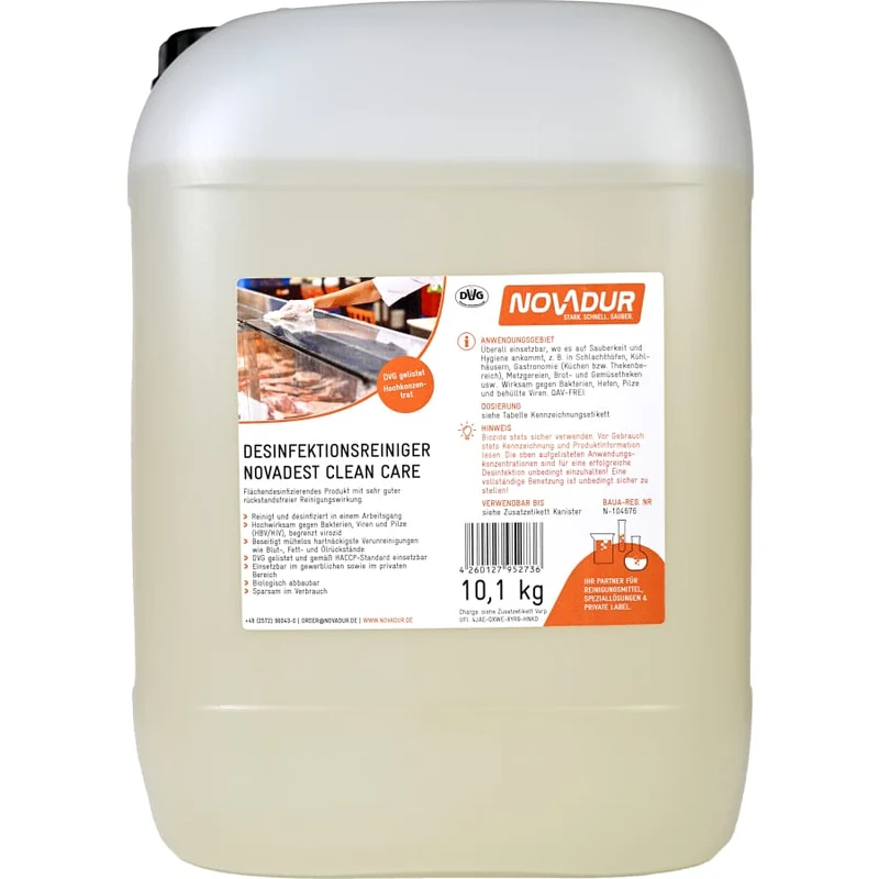 NOVADUR Desinfektionsreiniger Novadest Clean Care