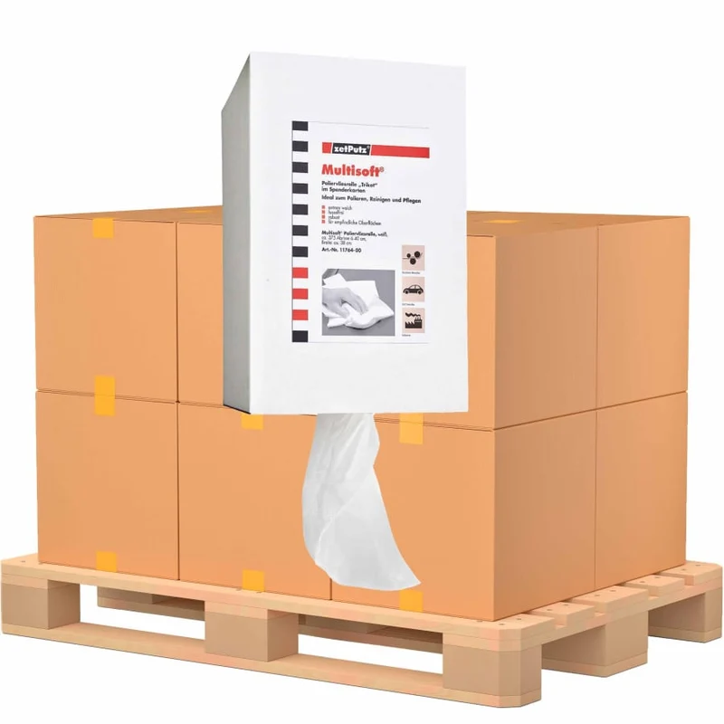 zetPutz Multisoft Poliertuchrolle, 4-lagig, weiß