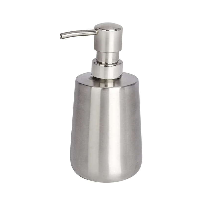 WENKO Solid Seifenspender Edelstahl, 420 ml