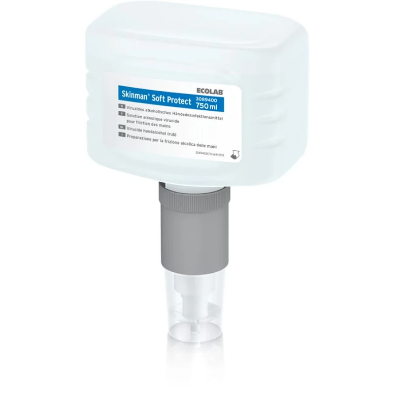 ECOLAB Skinman Soft Protect Händedesinfektion, NEXA-Kartusche 750 ml