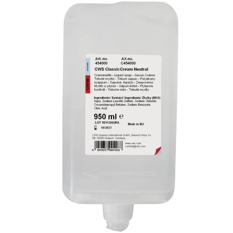 CWS Classic Cream Seifencreme 950 ml
