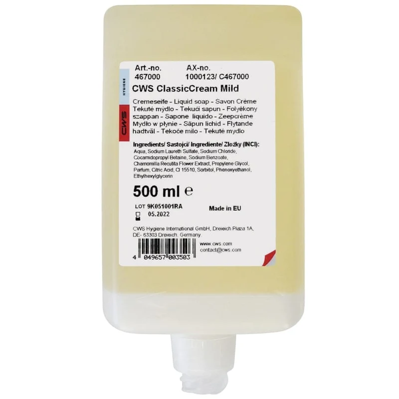 CWS Classic Cream Seifencreme 500 ml