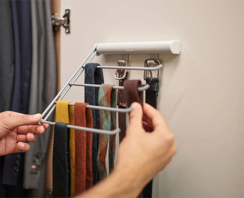 Orderly™ Gürtel-, Krawatten- und Schalaufhängung, ecru