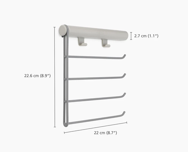 Orderly™ Gürtel-, Krawatten- und Schalaufhängung, ecru