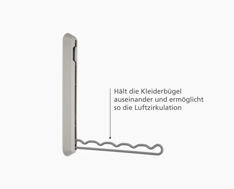 Orderly™ einklappbare Kleiderstange, ecru