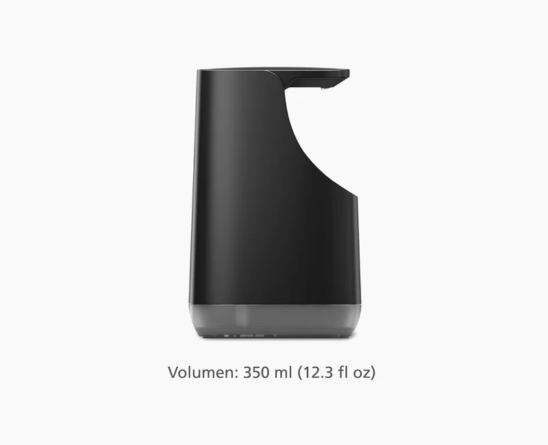 Slim™ kompakter Seifenspender, mattschwarz