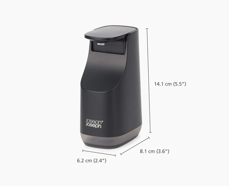 Slim™ kompakter Seifenspender, mattschwarz