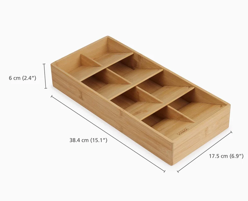 DrawerStore™ großer Besteckkasten aus Bambus