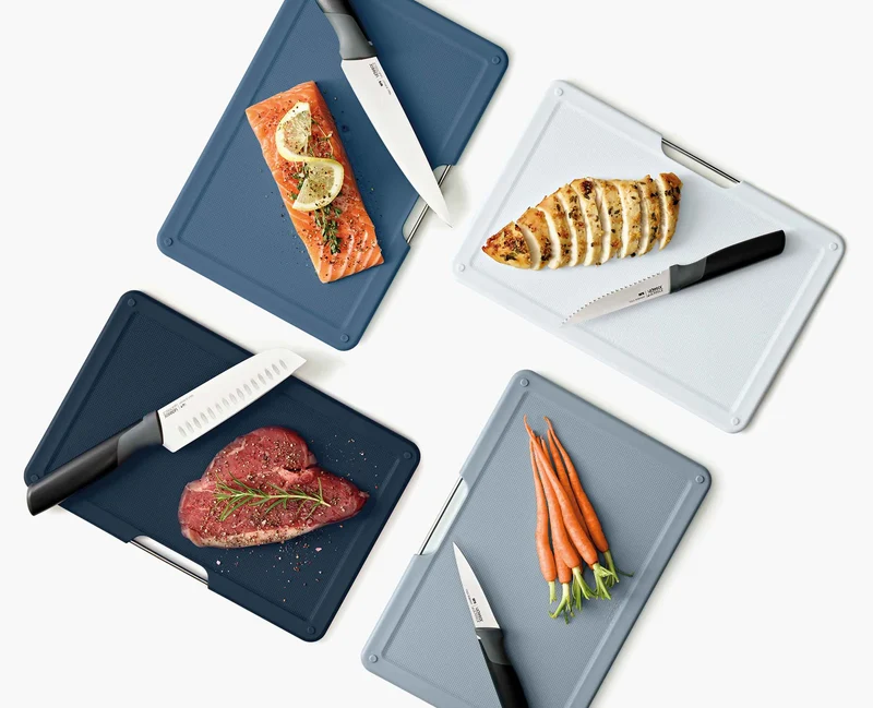 Folio™ Plus 8-teiliges Messer- und Schneidebrett-Set