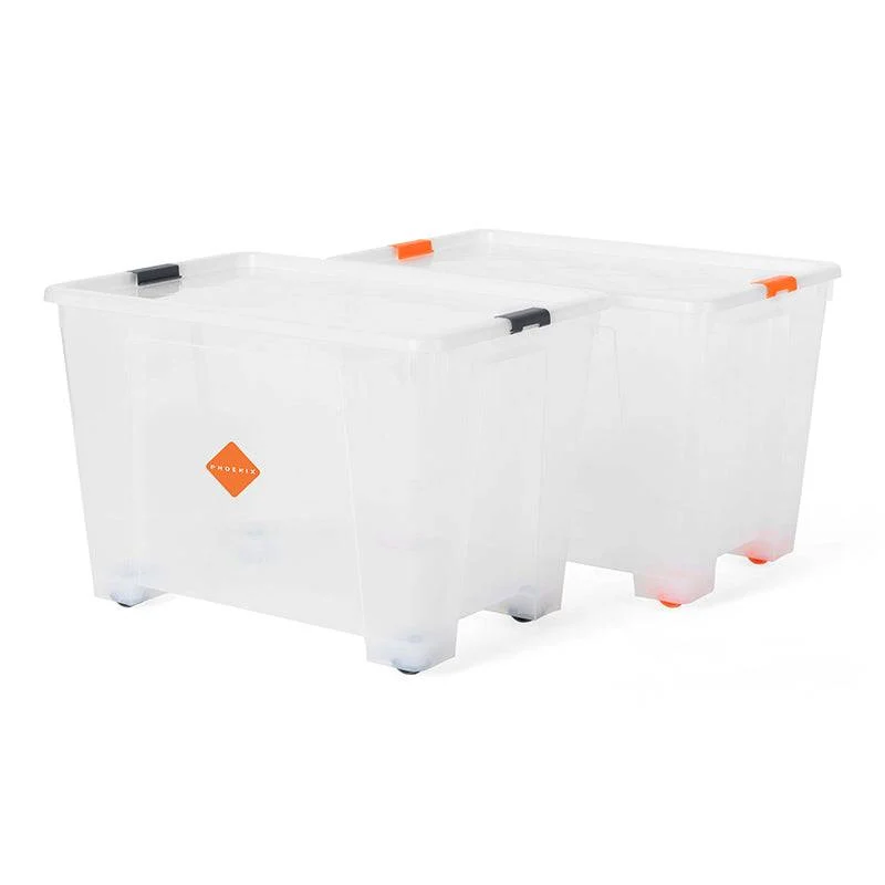Phoenix Storage Box Transparent 65L