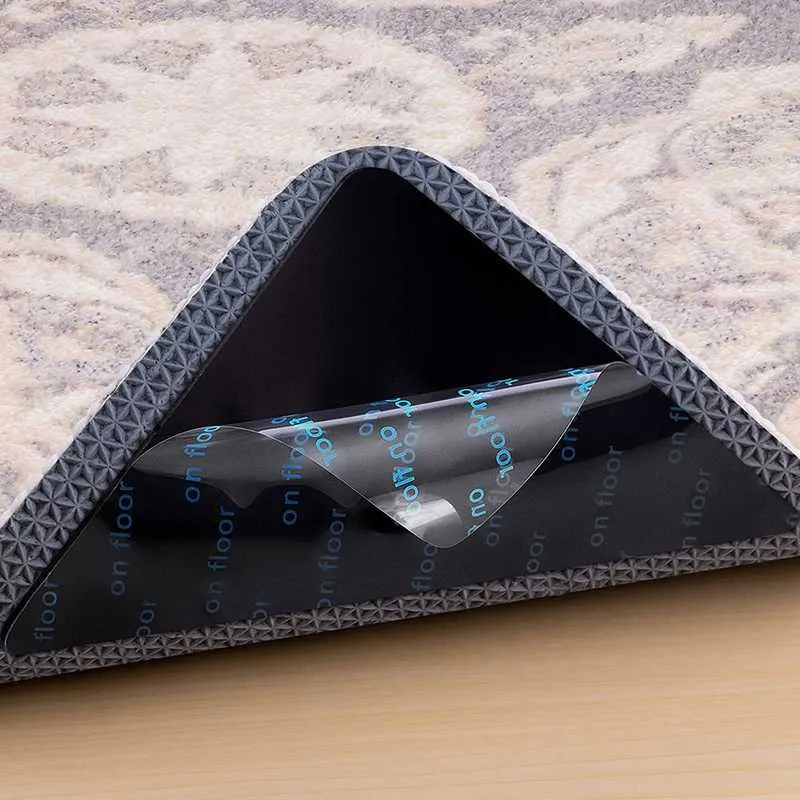 4PCS Rug Gripper Pad Non-Slip Self Adhesive