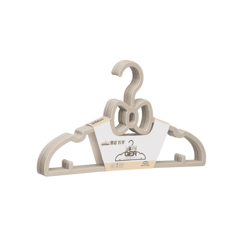 Durable Plastic Baby Clothes Hangers Set (5 Pack)