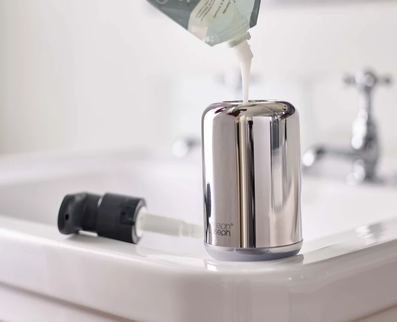 EasyStore™ Luxus-Seifenpumpe aus Edelstahl