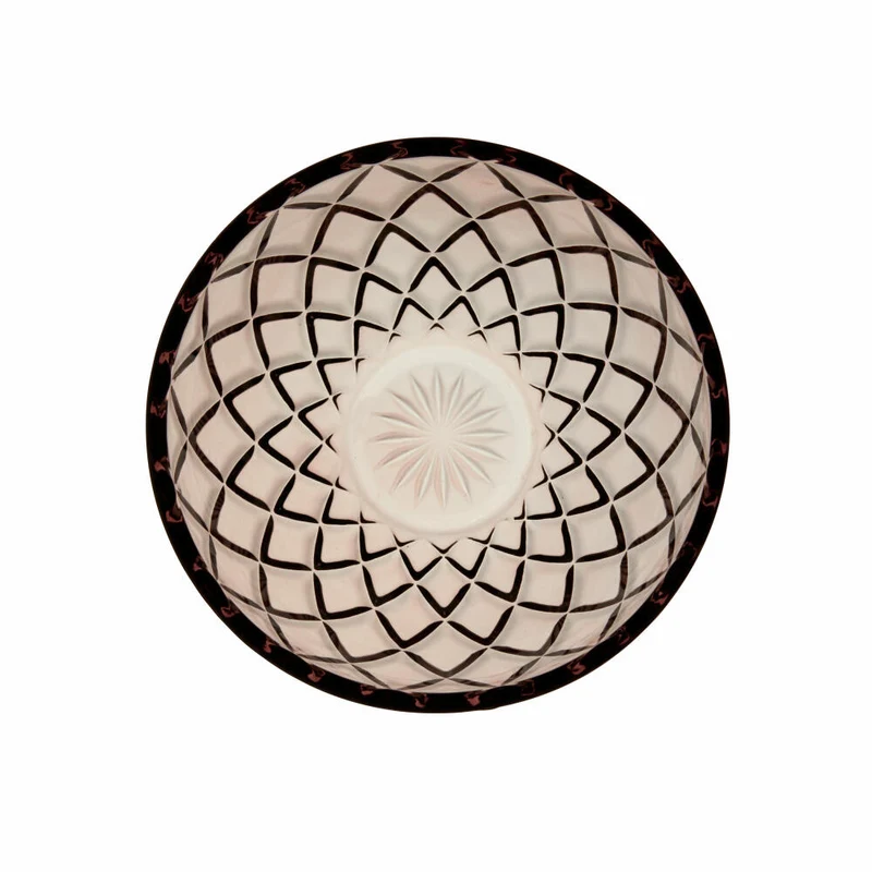 Lyngby Glas Schale Sorrento 4er Set, Schälchen, Servierschale, Glas, Pink, 12 cm, 29034